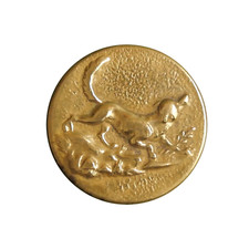 Bouton ancien vènerie - vènerie,
