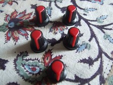X5 knob bouton potard pour TABLE DE MIXAGE NEUF ..LOT DE 5 ROUGE