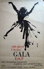 René Gruau Affiche Gala École Supérieure De Commerce De Paris 