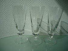FLUTES CHAMPAGNE CRISTAL SAINT-LOUIS