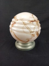 Ancien globe lampe suspension applique verre verrerie de Clichy circa 1930