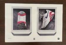 Rare Poster NIKE collector  vintage  1991 - Air Max 180 - Dennis Manarchy -
