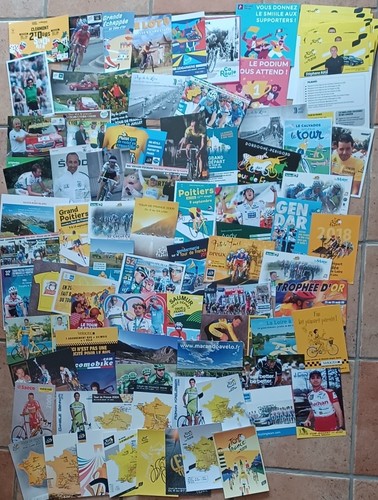 Cyclisme lot 95 cartes - -,
