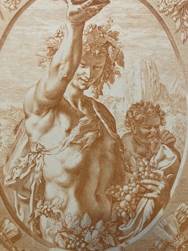 Engraving gravure portrait - engraving,