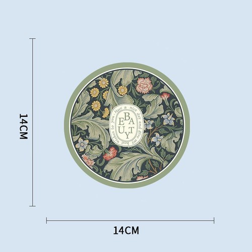 Set floral peinture table - 4,