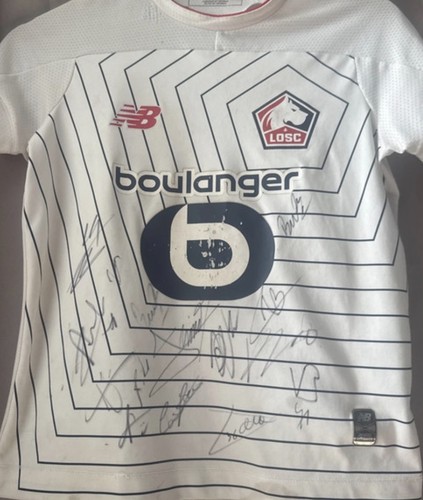 Maillot losc dédicacé - losc,
