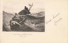 CPA FANTAISIE ART/MUSÉE EUGENE CHIGOT - HORS CONCOURS - PERDUS AU LARGE