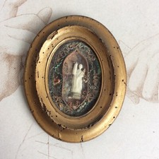 Reliquaire Sainte Barbe Sainte du Feu Patronne des Pompiers Paperolles XVIIIème