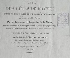 BEAUTEMPS BEAUPRE : COTES ENTRE CAP FREHEL ET ILE BREHAT 1887