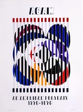 AGAM - 1976  -  Affiche Originale - American Portrait