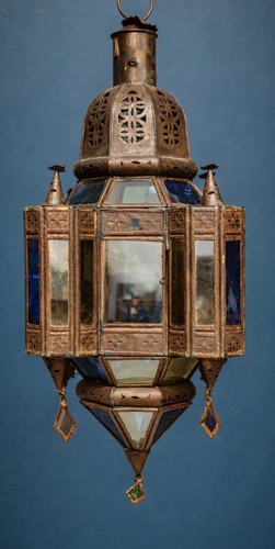 Lanterne ancienne marocaine - lanterne,