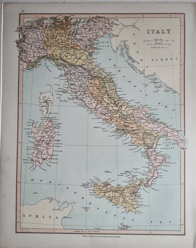 Carte antique 1878 - antique,