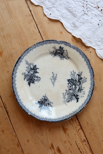 Assiette plate terre fer - assiette,