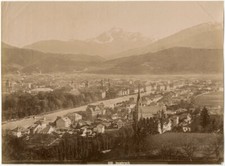 Tirage Albuminé Innsbruck Tyrol Autriche Vers 1880