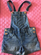 SHORT SALOPETTE JEAN BLEU