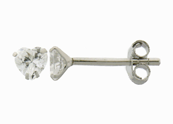 Boucles oreilles puce coeur - oreilles,