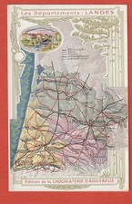 CPA -CHROMO -CHOCOLATERIE D'AIGUEBELLE - DEPARTEMENTS - LANDES