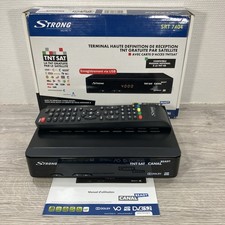 STRONG SRT 7404 Récepteur Satellite TNTSAT Décodeur TNT HD Carte à Renouveler