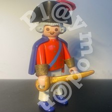 Playmobil💂Vintage 3795 Commandant Anglais Garde Royal 1990 By Pl@ymod@n