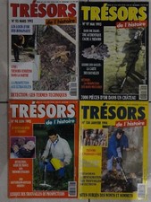 Lot de 4 revues "Trésors de l'Histoire"  N° 95, 97 ,98 et 104