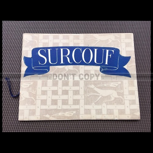 Sous marin surcouf livre or - sous-marin, d'or