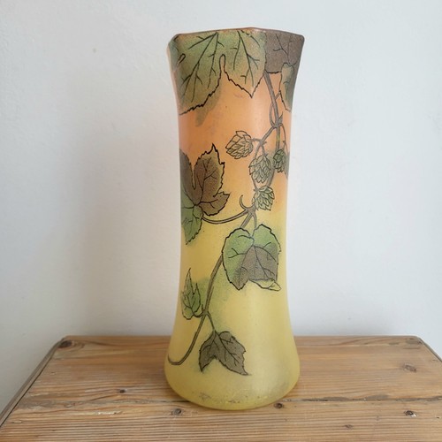 Vase art nouveau verre - vase, en