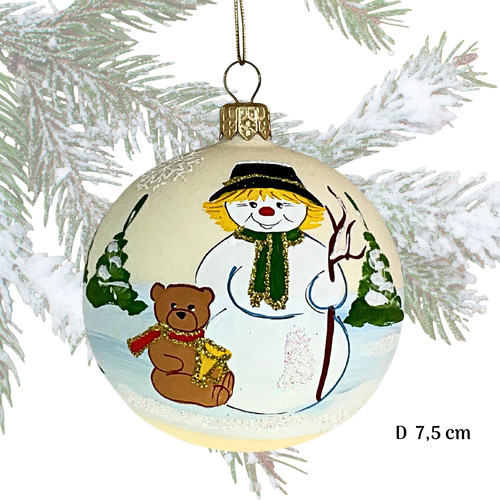 Boule noël verre soufflé - boule,