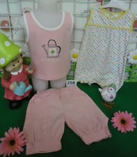 lot 12 vêtements enfant 6 mois fille,short,robe,corsaire,débardeur,combishort ..