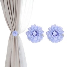 2 pcs pour clips rideau fleur