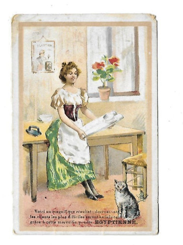 Ancien chromo publicitaire - chromo,