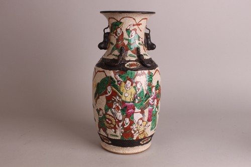 Vase guerrier chinois - , avec