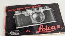 Notice originale pour Leica IIIc (en français) - 46 pages