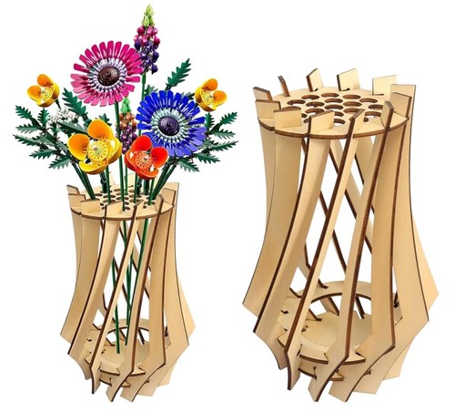 2pcs vase bois pour - 2pcs, fleurs