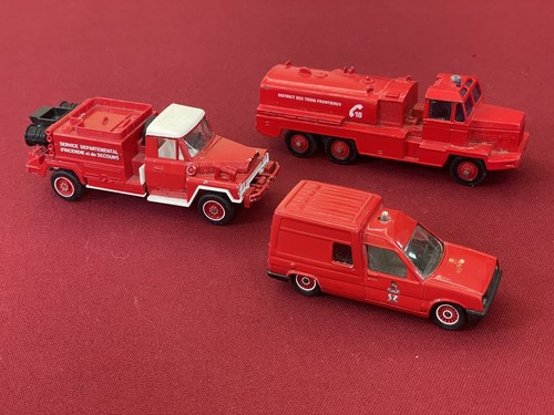 Voitures pompier miniatures - pompier,
