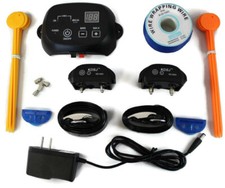 CLOTURE ELECTRIQUE INVISIBLE ANTIFUGUE POUR CHIEN ,COLLIER ETANCHE RECHARGEABLE