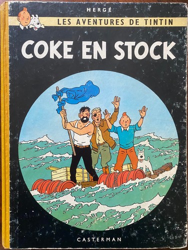 Tintin coke stock - tintin, 1958