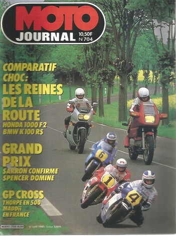 Moto journal 704 honda - moto, n°704
