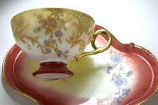 Grande tasse à déjeuner en porcelaine de Limoges