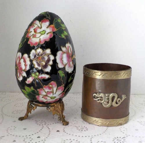 Oeuf émaux cloisonné avec