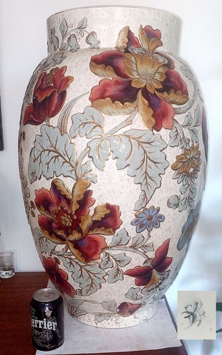 Immense vase faience de - immense, en