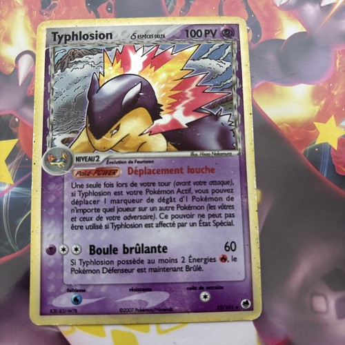 Carte pokémon typhlosion - carte,
