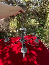 Lustre 6 branches gris anthracite style Shabby – Massive Leroy Merlin