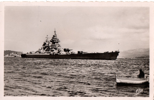 Carte postale cuirassé - carte,