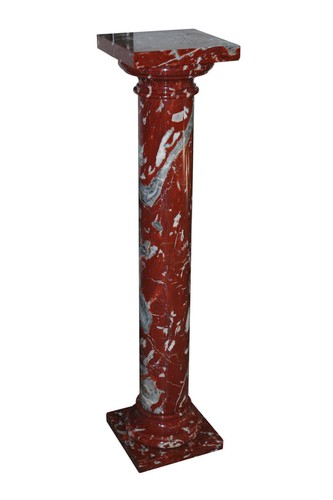 Colonne marbre rouge france - en,