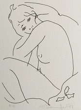 Alain BONNEFOIT - "Nu" - Lithographie originale signée, 1987 - (2)