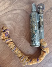 Ancien joli briquet à amadou - Poilu - WW1 - Tranchées   C91