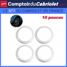 Flancs blancs pour roues Ø 10 pouces - lot de 4