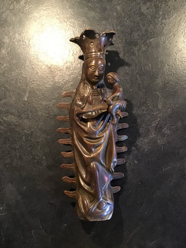 Vierge enfant rayonnante - vierge, à