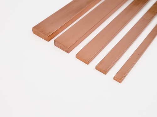Barre plate cuivre cu99 - barre, cu99,9