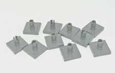 LEGO : 10x Carreau modifiée 2 x 2 - Réf 2460 gris bleuté foncé - Set 7676 7783